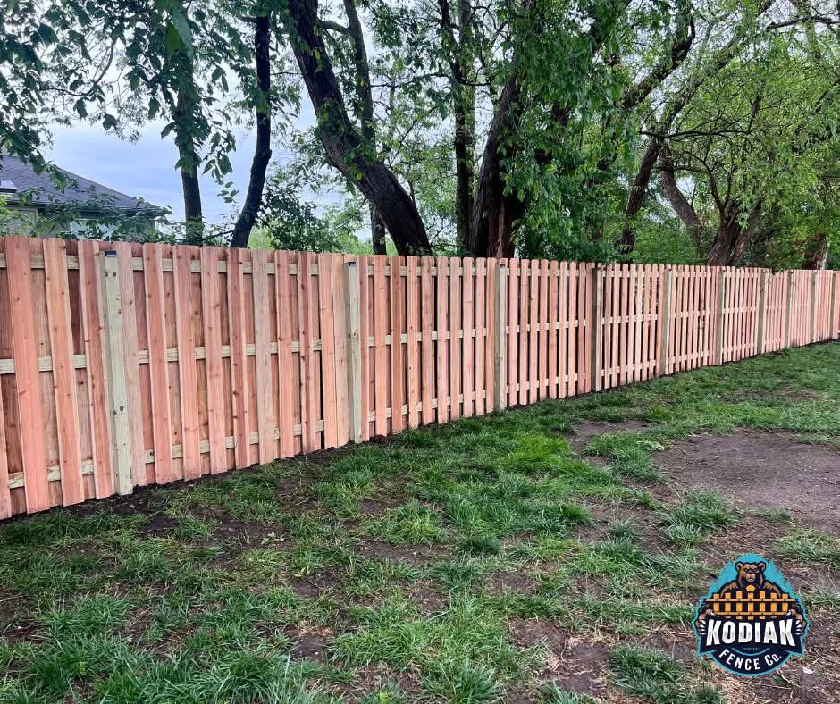 Kodiak Fence Co. project photo from Joseph L.'s Angi review — Wood Fence Installation