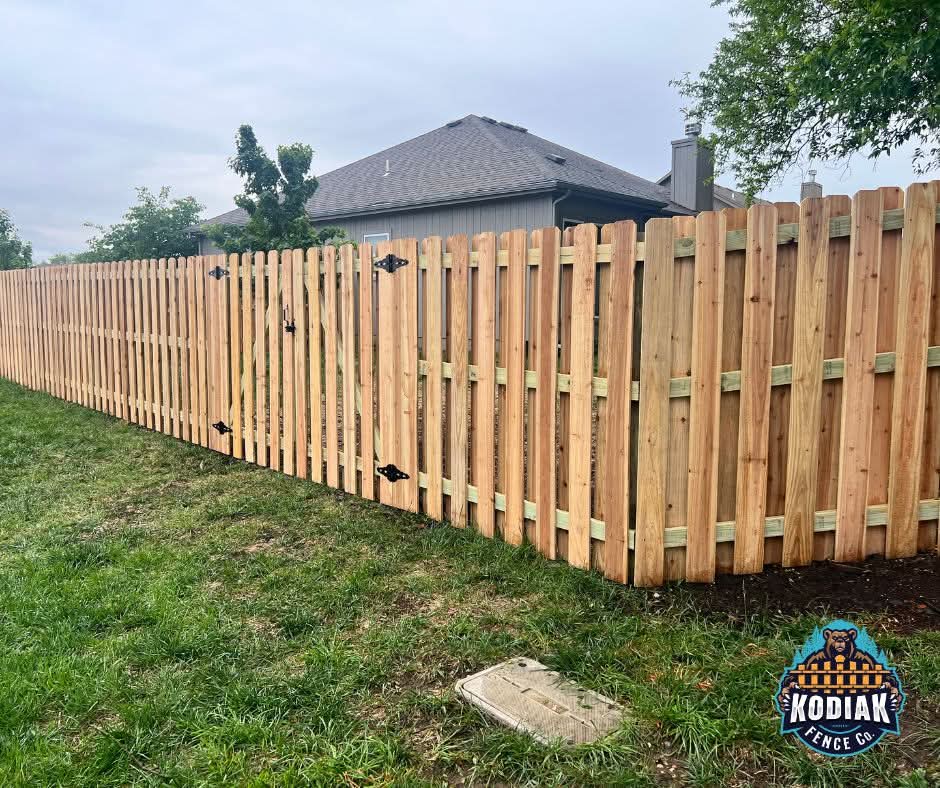 Kodiak Fence Co. project photo from Joseph L.'s Angi review — Wood Fence Installation