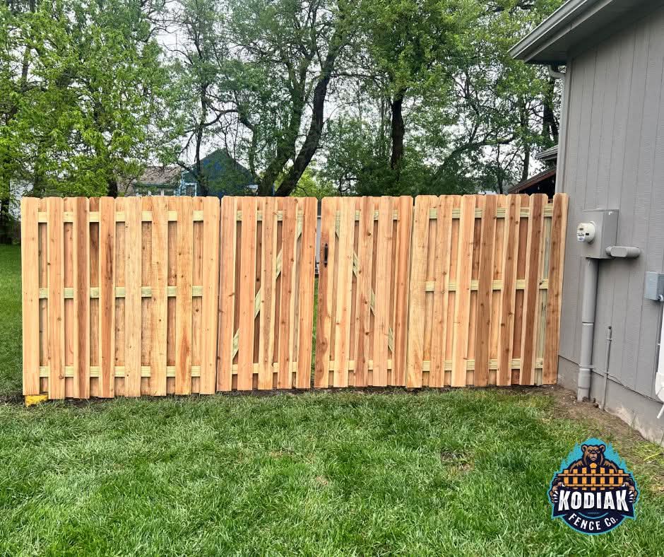 Kodiak Fence Co. project photo from Joseph L.'s Angi review — Wood Fence Installation