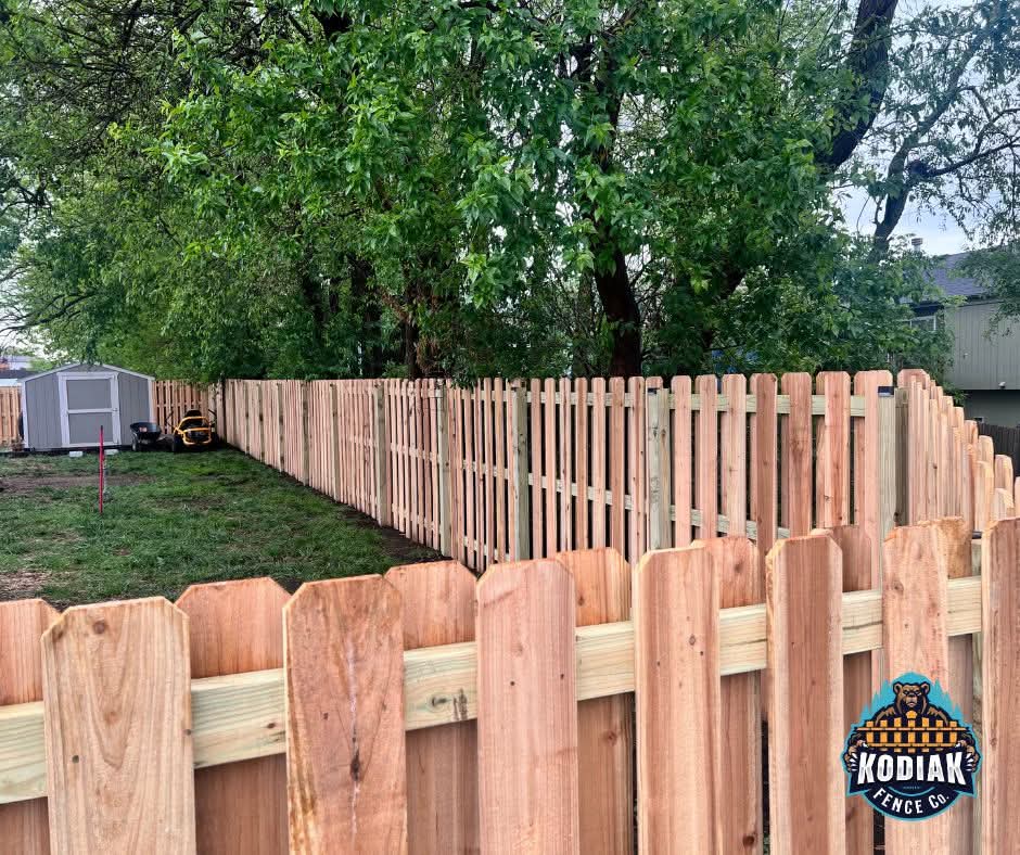 Kodiak Fence Co. project photo from Joseph L.'s Angi review — Wood Fence Installation