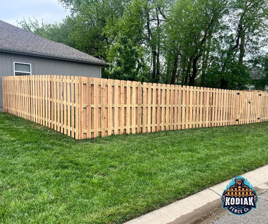 Kodiak Fence Co. project photo from Joseph L.'s Angi review — Wood Fence Installation